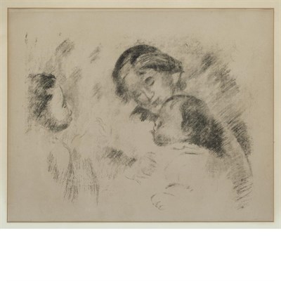 Lot 128 - Pierre-Auguste Renoir (1841-1919) UNE MERE ET...