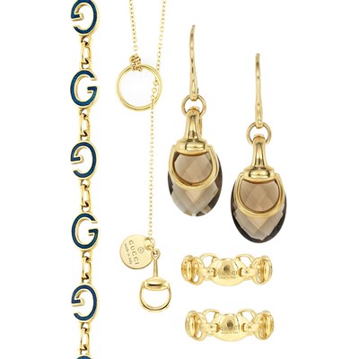 Lot 46 - Group of Gold Jewelry, Gucci