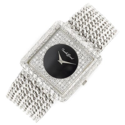 Lot 526 - Gentleman's White Gold and Diamond Wristwatch, Bueche Girod