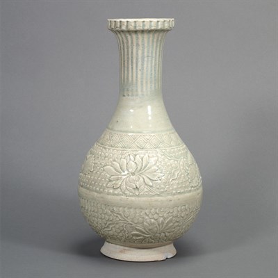 Lot 60 - Chinese Celadon Glazed Vase Song Dynasty The...