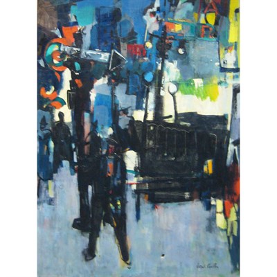 Lot 42 - Joseph Kaplan American, 1900-1982 Figures on a...