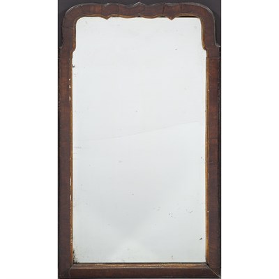 Lot 405 - Queen Anne Walnut and Parcel Gilt Pier Mirror...