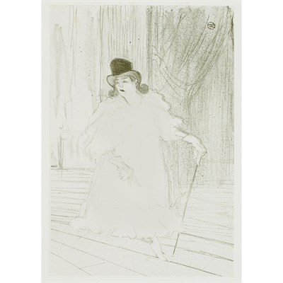 Lot 160 - Henri de Toulouse-Lautrec CECY LOFTUS (D. 116;...