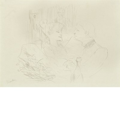 Lot 153 - Henri de Toulouse-Lautrec SOUPER A LONDRES (D....