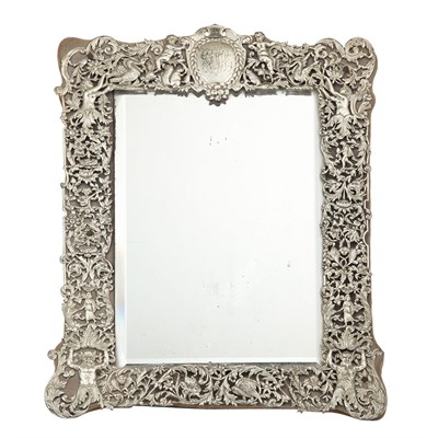 Lot 220 - Victorian Silver Mirror William Comyns, London,...