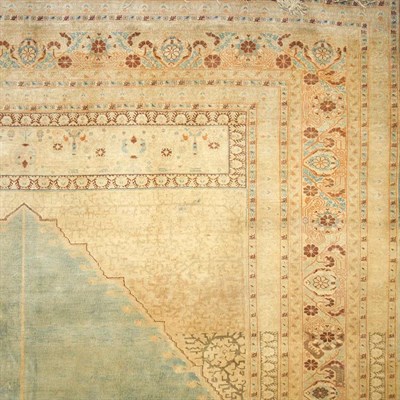 Lot 419 - Sevas Silk Prayer Rug Southwest Anatolia,...