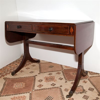 Lot 206 - Regency Mahogany Sofa Table Height 27 inches,...