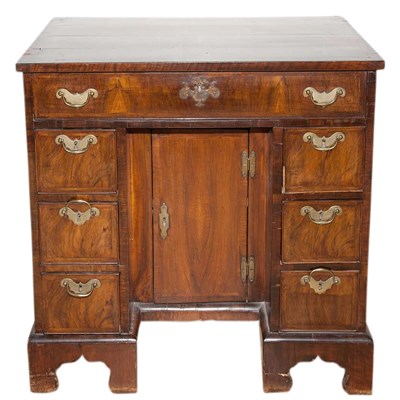 Lot 213 - George III Mahogany Kneehole Desk Height 30...