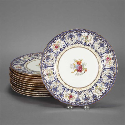 Lot 504 - Set of Twelve Royal Doulton Porcelain Plates...