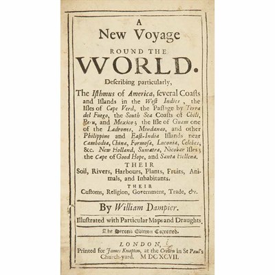 Lot 72 - DAMPIER, WILLIAM A New Voyage Round the World.....