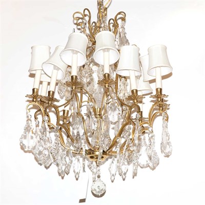 Lot 461 - Louis XV Style Gilt-Metal and Glass...