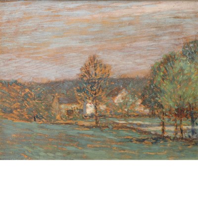 Lot 82 - Leonard Ochtman American, 1854-1934 In Summer...