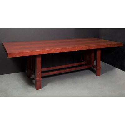 Lot 148 - Fruitwood Allen Dining Table Designed by Frank...