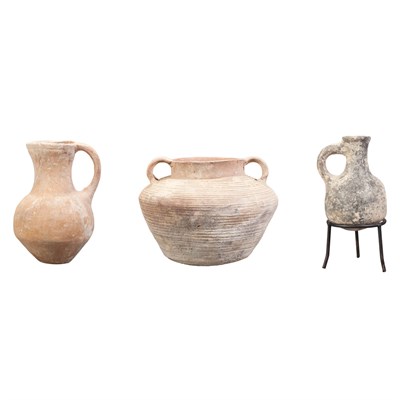 Lot 159 - Buff Pottery Vessel Iron Age, IIC, 800-585 BC...
