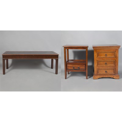 Lot 170 - George III Style Mahogany Low Table The...