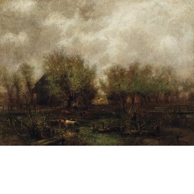 Lot 38 - Charles Henry Miller American, 1842-1922 A...