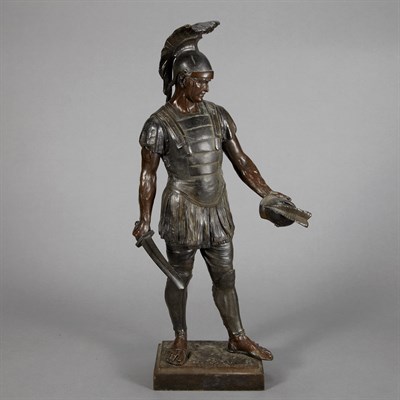 Lot 248 - Bronze Figure of a Gladiator Height 21 1/2...