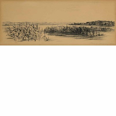 Lot 144 - Artist Unknown [MARSH LANDSCAPE], drypoint,...