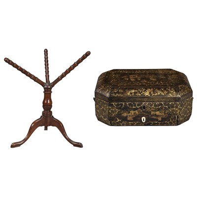 Lot 210 - George III Mahogany Bowl Stand; Together with...