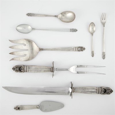Lot 350 - International Sterling Silver Flatware Service...