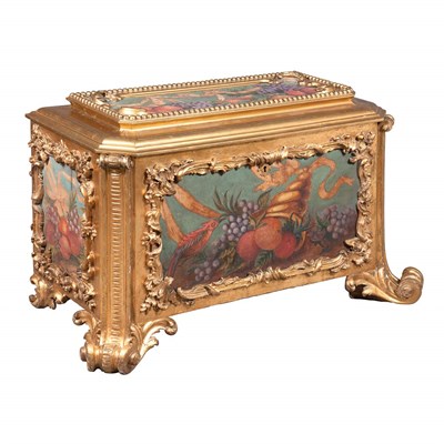 Lot 106 - Italian Rococo Style Gilt-Wood Diminutive...