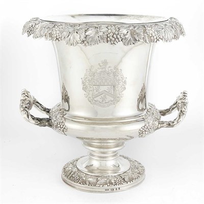 Lot 199 - Victorian Silver Wine Cooler Cohen & Charles,...