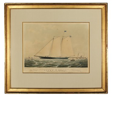 Lot 101 - Brown & Severin, publishers YACHT AMERICA Hand-...