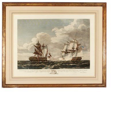 Lot 96 - After Thomas Birch THE U.S. FRIGATE UNITED...