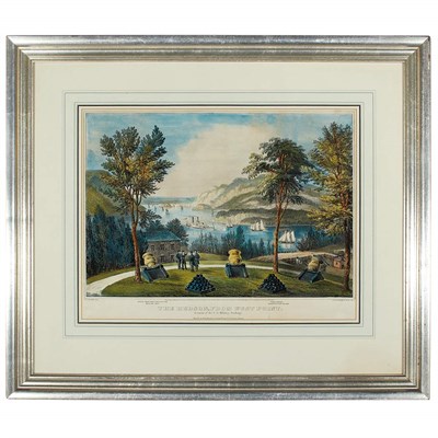 Lot 116 - Currier & Ives, publishers THE HUDSON, FROM...