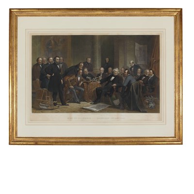 Lot 103 - After C. Schussele MEN OF PROGRESS--AMERICAN...