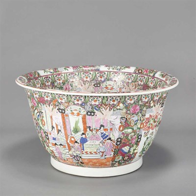 Lot 258 - Chinese Famille Rose Porcelain Jardiniere...