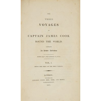 Lot 71 - COOK, CAPTAIN JAMES The Three Voyages of...