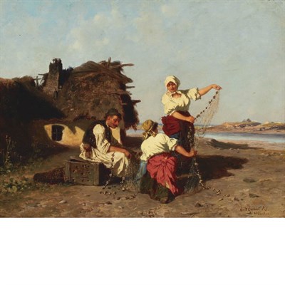 Lot 1 - Pal (Paul) Bohm Hungarian, 1839-1905 Repairing...