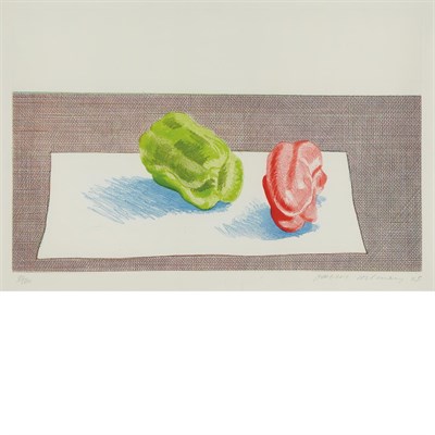 Lot 55 - David Hockney (b. 1937) TWO PEPPERS (SCOTTISH...