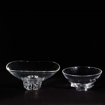 Lot 139 - Two Steuben Glass Bowls Diameter of larger 9...