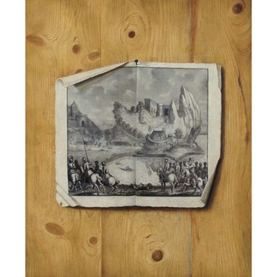 Lot 33 - Dutch School 17th Century Trompe L'Oeil of an...