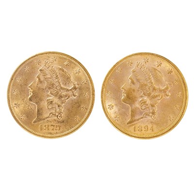 Lot 206 - United States, Two $20 Liberty