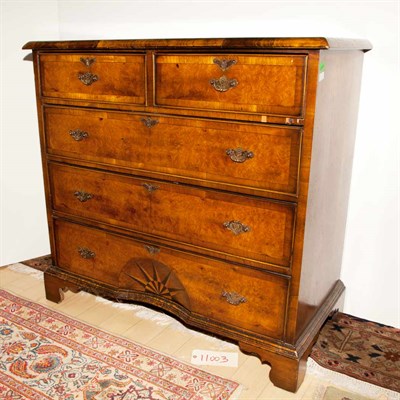 Lot 330 - George II Style Walnut Chest of Drawers Height...