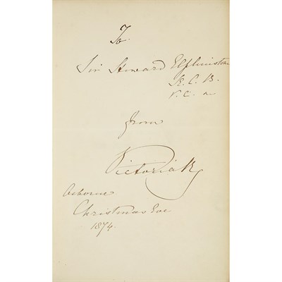 Lot 101 - [QUEEN VICTORIA] MARTIN, THEODORE [SIR]. Life...