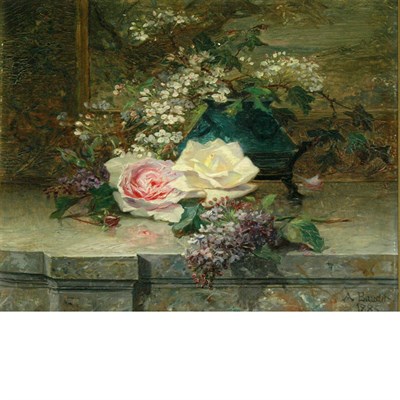 Lot 55 - Amedee Baudit Swiss, 1825-1890 Still Life of...