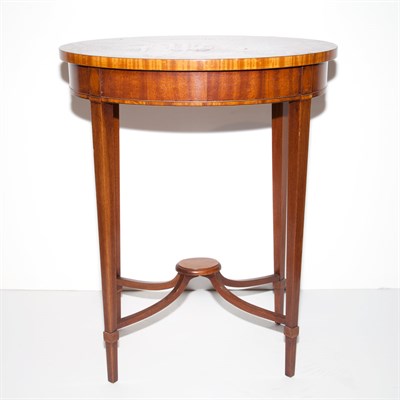 Lot 278 - Georgian Style Inlaid Mahogany Side Table...