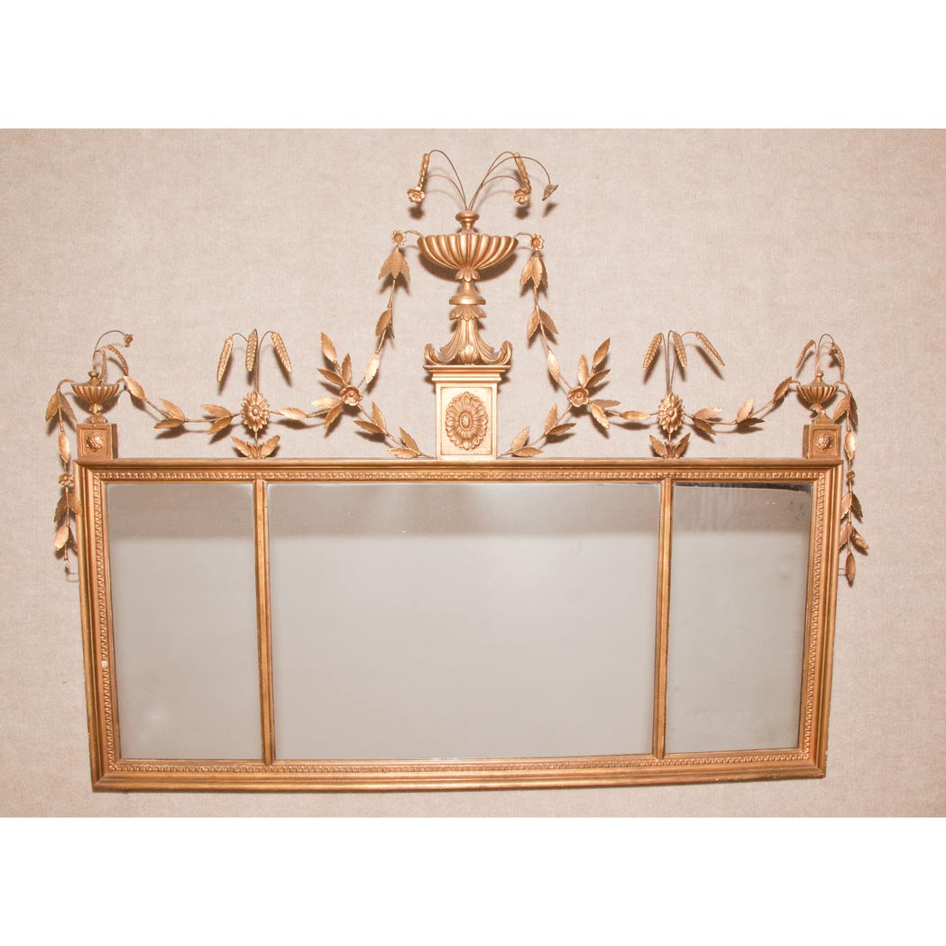 Lot 254 - George III Style Gilt-Wood Mirror Height 39...