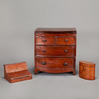 Lot 383 - George III Style Mahogany Chest of Drawers...