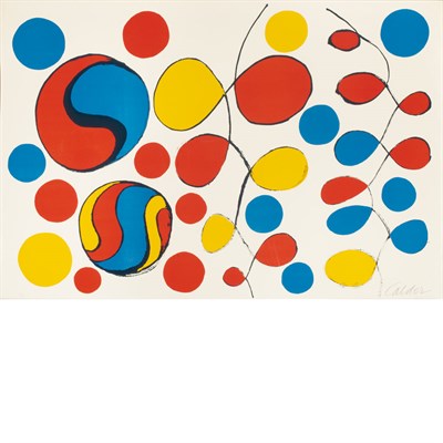 Lot 26 - Alexander Calder (1898-1976) COMPOSITION Color...
