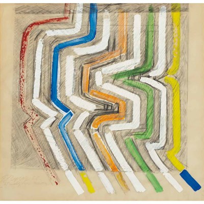 Lot 64 - Chryssa Greek/American ,b. 1933 Study for Neon,...