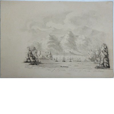 Lot 70 - Nicholas Pocock British, 1740-1821 Town of...