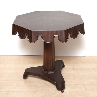 Lot 528 - Gothic Style Faux Rosewood Side Table Height...