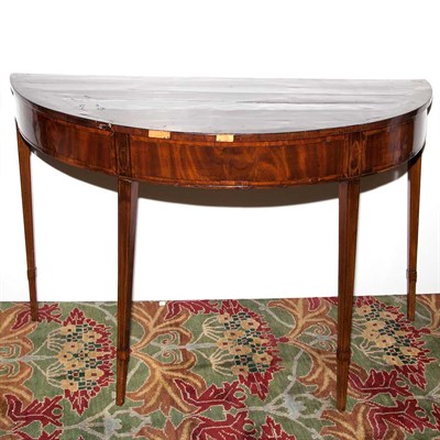 Lot 192 - George III Mahogany Console Height 32 inches,...