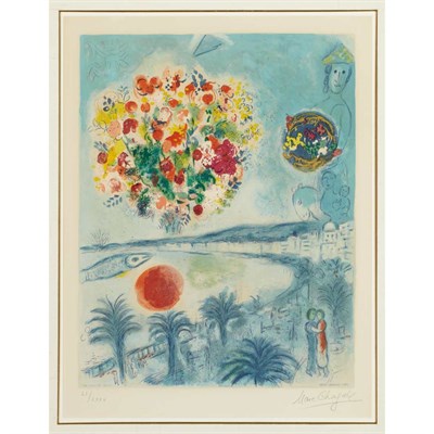 Lot 32 - After Marc Chagall SUNSET (CHARLES SORLIER 26)...