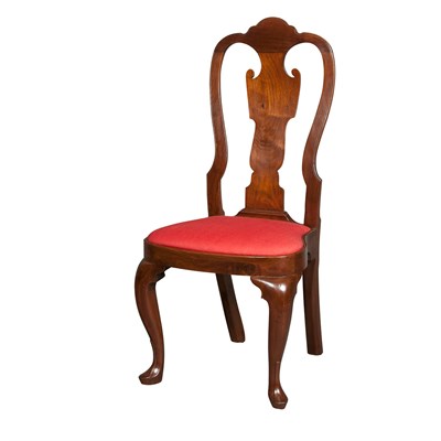 Lot 138 - Queen Anne Cherry Side Chair 18th Century The...